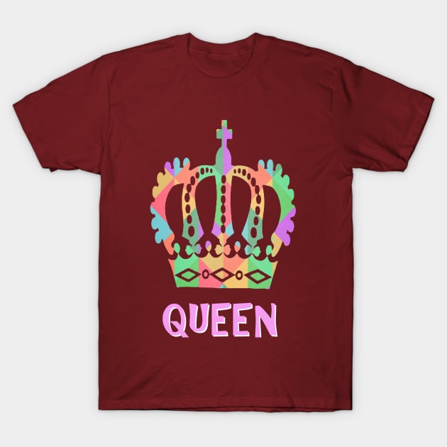 Queen T-Shirt by DogfordStudios